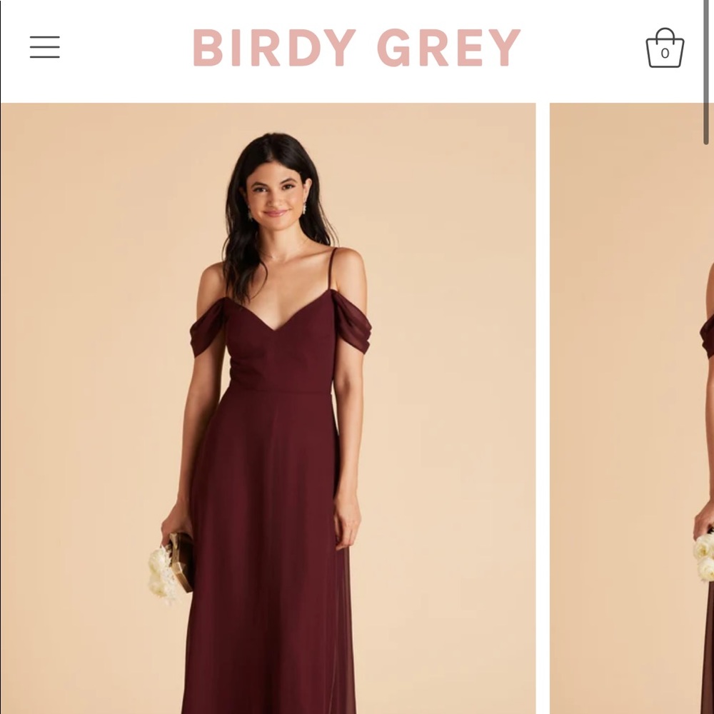 DEVIN CONVERTIBLE DRESS by birdy grey. Color Cabernet. Worn once as bridesmaid.